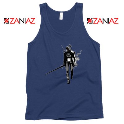 The Witcher Of Rivia Navy Tank Top