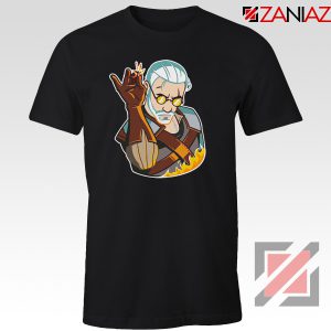 The Witcher Salt Bae Parody Geralt Black Tee