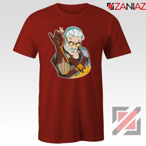 The Witcher Salt Bae Parody Geralt Red Tee