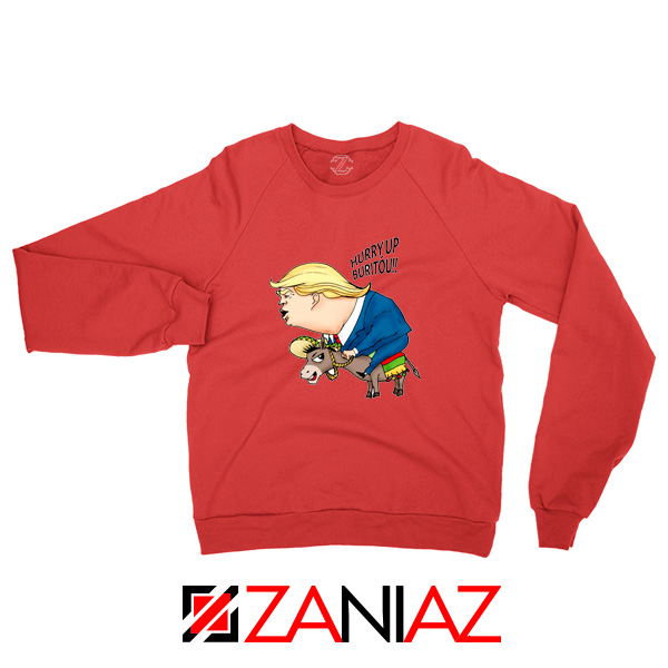 Trump And The Mexican Donkey Red Sweater