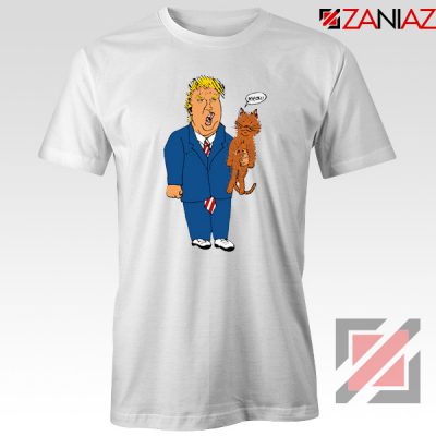 Trump Cat Collector White Tee Shirt