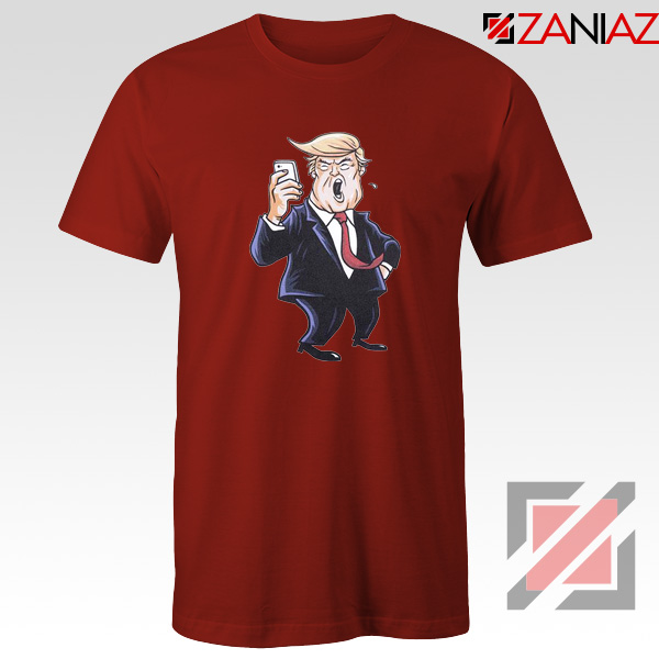 Trump Funny Cartoon Red Tshirt