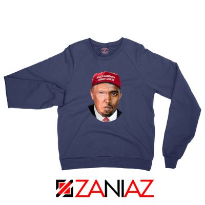 Trump Kanye West Navy Sweater
