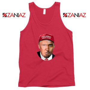 Trump Kanye West Red Tank Top