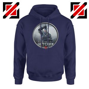 Wild Hunt Geralt of Rivia Navy Hoodie