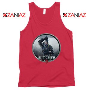Wild Hunt Geralt of Rivia Red Tank Top