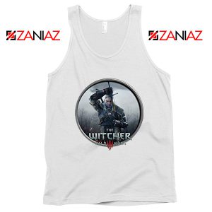 Wild Hunt Geralt of Rivia White Tank Top