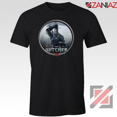 Witcher 3 Wild Hunt Geralt Black Tshirt