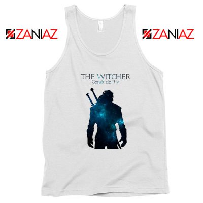 Witcher Geralt Of Rivia White Tank Top