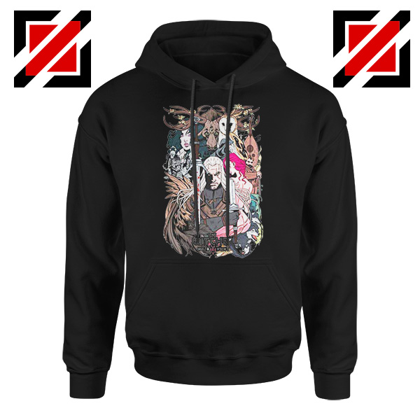 Witcher Printed Graphic Black Hoodie