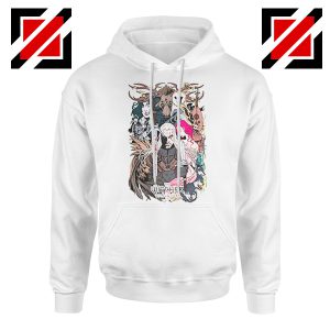 Witcher Printed Graphic Navy Hoodie