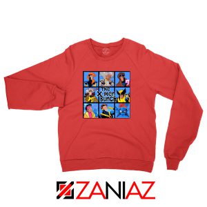 X Men Bunch Red Sweater