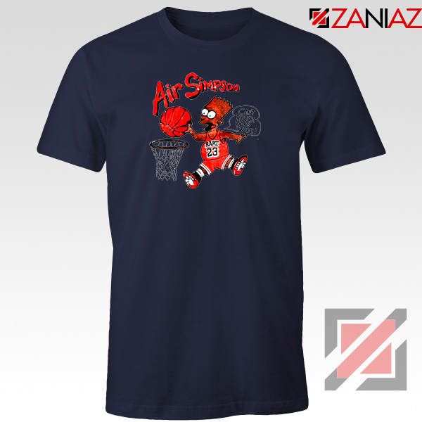 Air Simpson Navy Tshirt