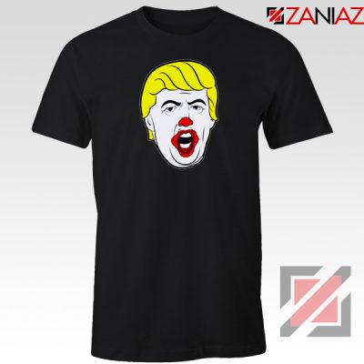 Anti Trump Clown Black Tshirt