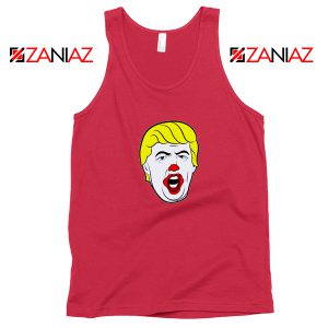 Anti Trump Clown Red Tank Top