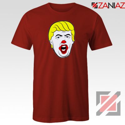 Anti Trump Clown Red Tshirt
