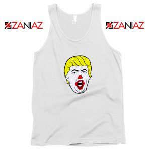 Anti Trump Clown White Tank Top