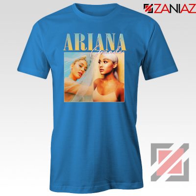 Ariana Grande 90s Blue Tshirt