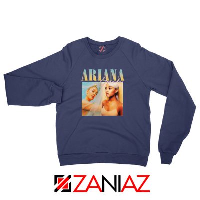 Ariana Grande 90s Navy Blue Sweatshirt
