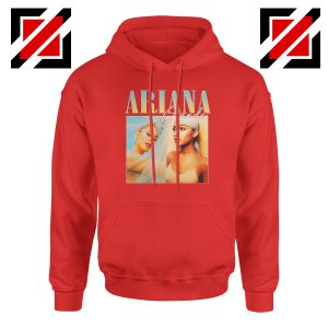 Ariana Grande 90s Red Hoodie