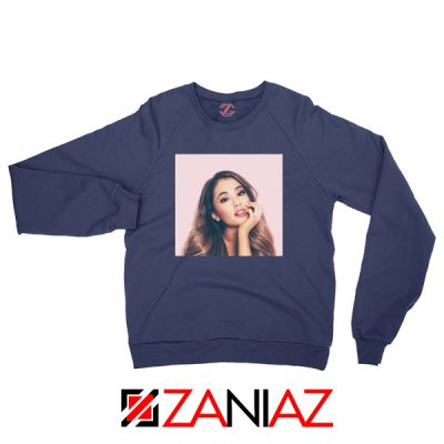 Ariana Grande Posters Navy Blue Sweater
