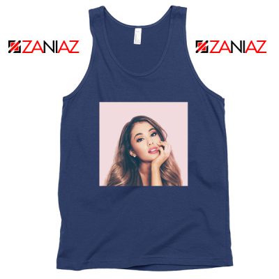 Ariana Grande Posters Navy Blue Tank Top