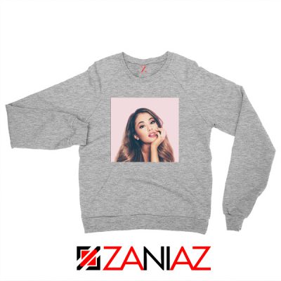 Ariana Grande Posters Sport Grey Sweater