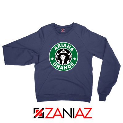 Ariana Grande Starbucks Parody Navy Blue Sweater