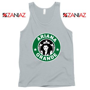 Ariana Grande Starbucks Parody Sport Grey Tank Top