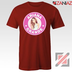 Ariana Grande Starbucks Pink Red Tshirt