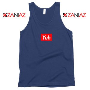 Ariana Grande Yuh Navy Blue Tank Top