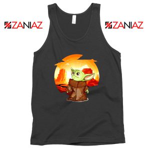 Baby Yoda Yiddle Black Tank Top
