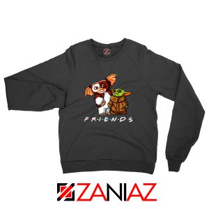 Baby Yoda and Gremlins Black Sweatshirt