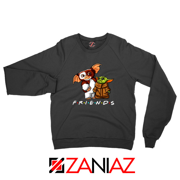 Baby Yoda and Gremlins Black Sweatshirt