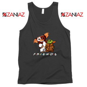 Baby Yoda and Gremlins Black Tank Top