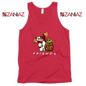 Baby Yoda and Gremlins Red Tank Top