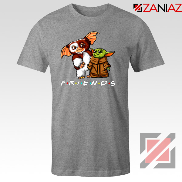 Baby Yoda and Gremlins Sport Grey Tshirt