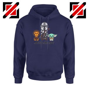 Bape Baby Milo The Child Navy Blue Hoodie