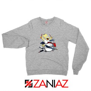 Bart Plays The Drums Grey Sweatshirt