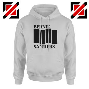 Bernie Sanders Black Flag Grey Hoodie