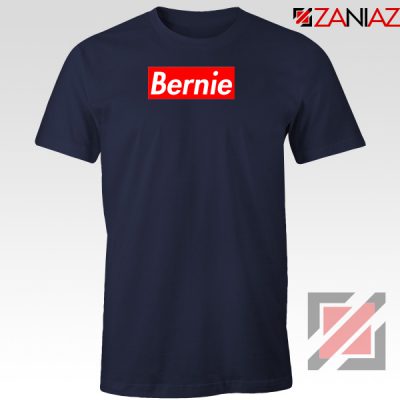 Bernie Parody Navy Tshirt