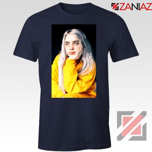 Billie Eilish Vintage Navy Blue Tshirt