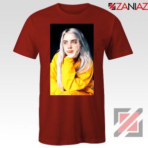 Billie Eilish Vintage Red Tshirt