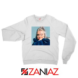 Billie Eilish Artist White Sweatshirt