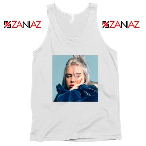 Billie Eilish Artist White Tank Top