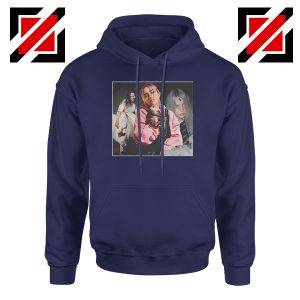 Billie Eilish Concert Tour Navy Blue Hoodie