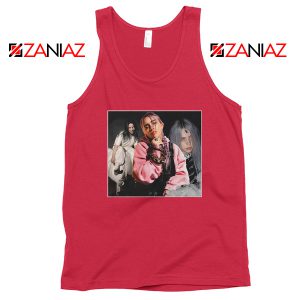 Billie Eilish Concert Tour Red Tank Top