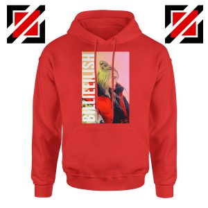 Billie Eilish Pirate Red Hoodie