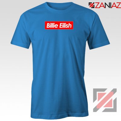 Billie Eilish Parody Blue Tshirt