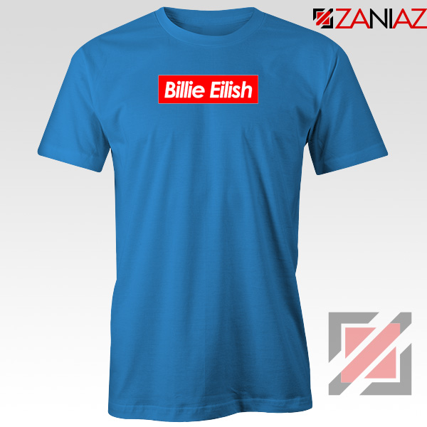 Billie Eilish Parody Blue Tshirt